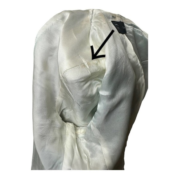 Zara Basic Emerald Jacquard Geometric Print Single Breasted Blazer - Picture 10 of 13